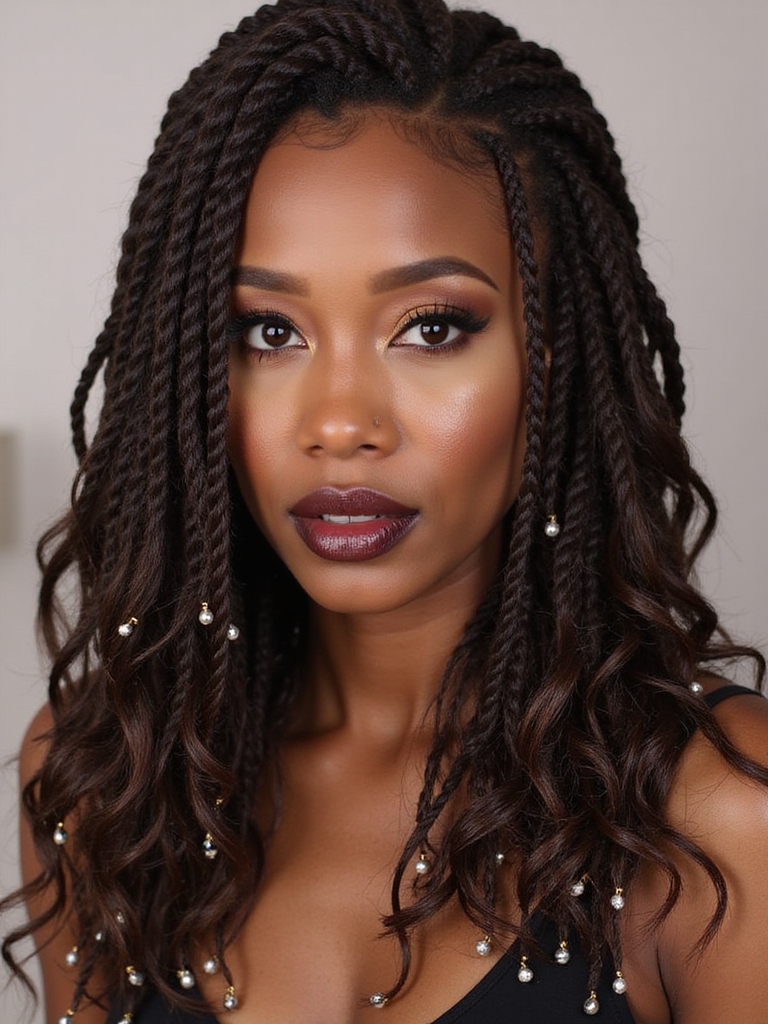 beaded twists for flair