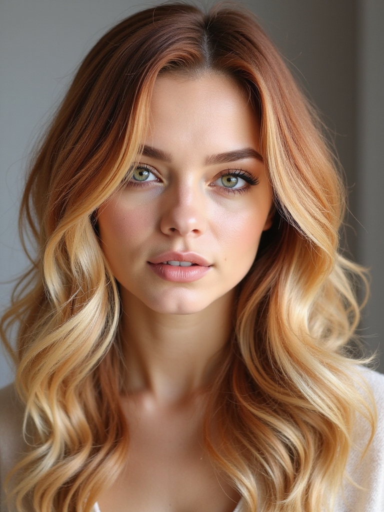 blonde copper hair color tips