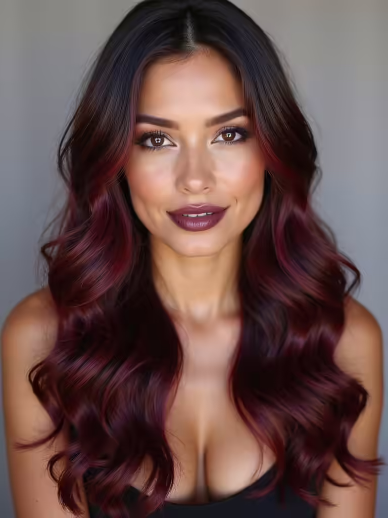 bold hair color transformation