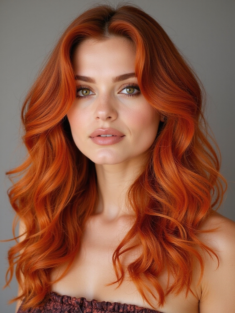 bold orange hair styles