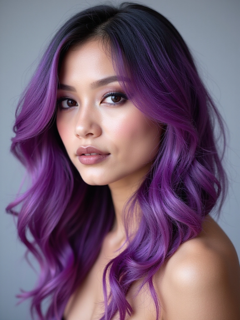 bold vibrant hair expression