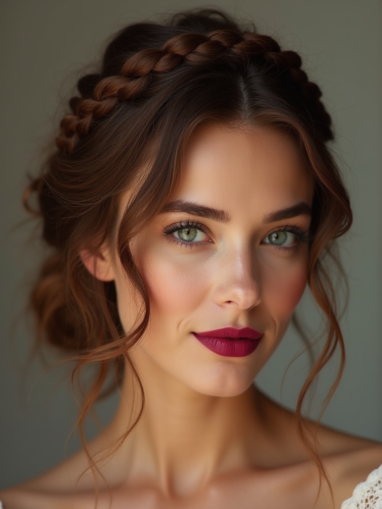 braided crown hairstyle tutorial