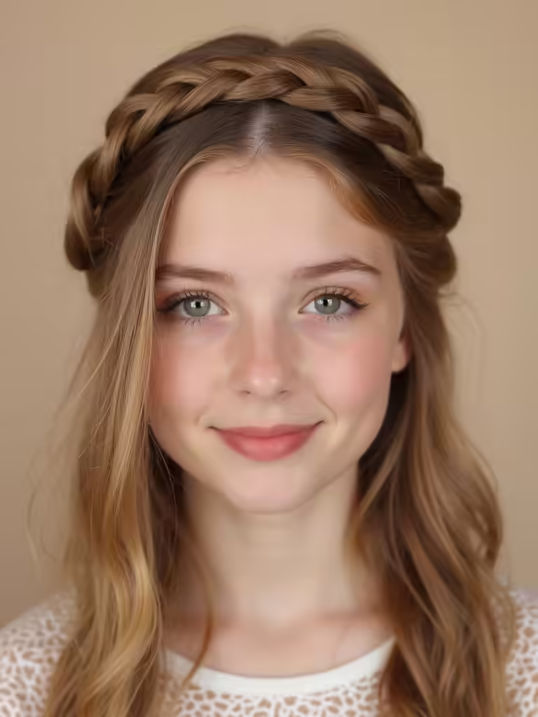braided headband hairstyle tutorial