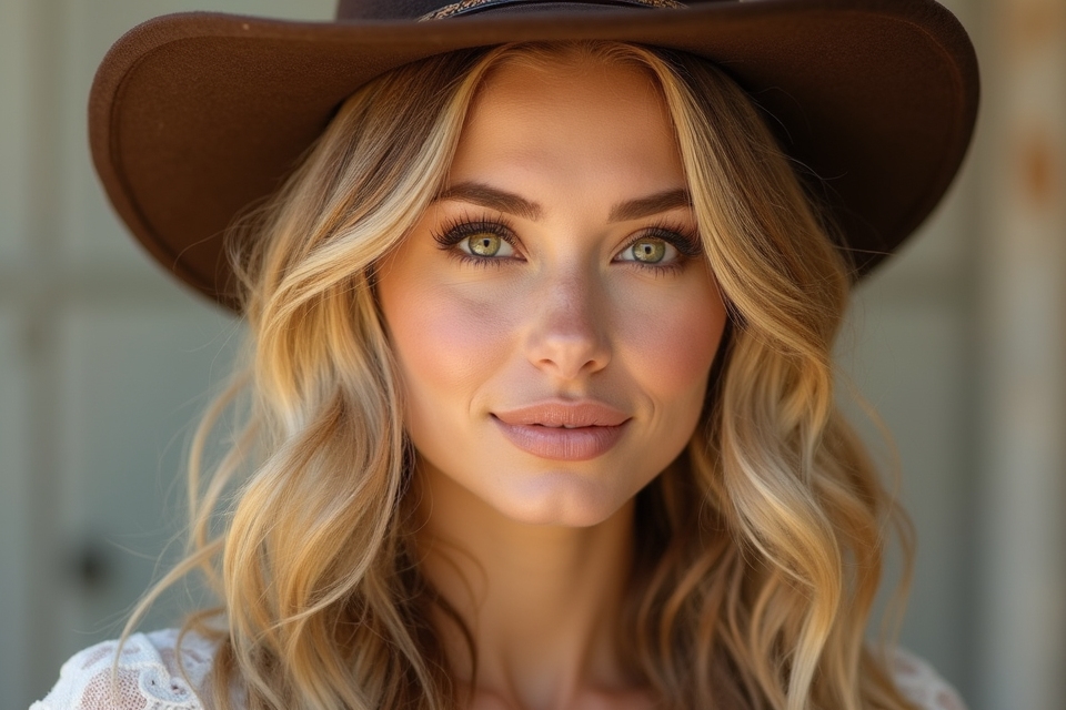braided western cowgirl styles