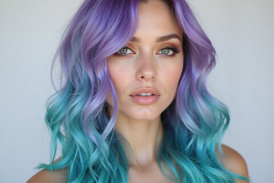bright and unique hair