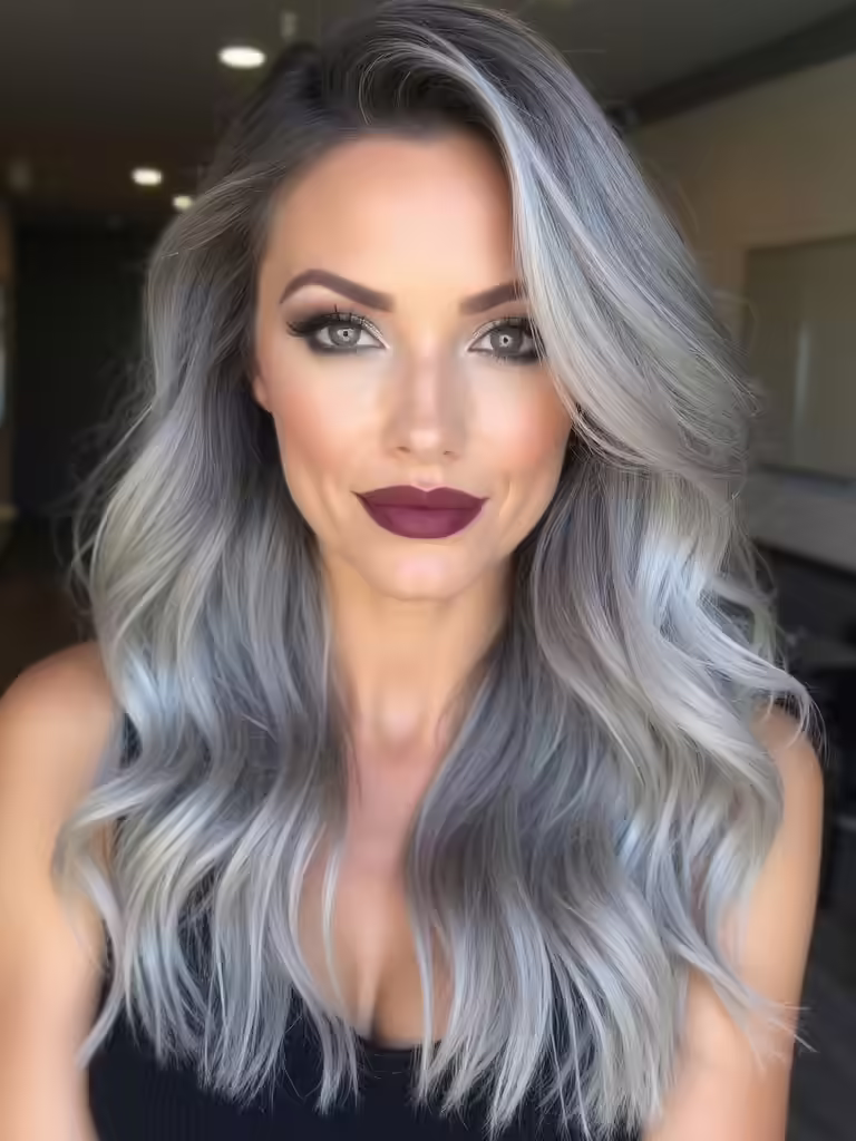 causes of yellow grey hair