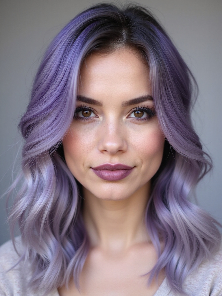 celestial silver purple harmony
