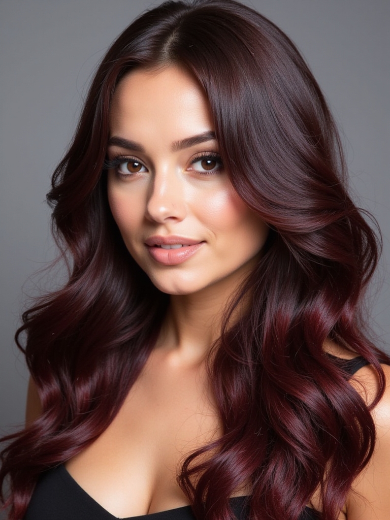 cherry brown hair color