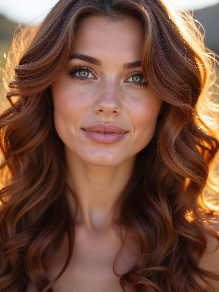chestnut curls radiant allure