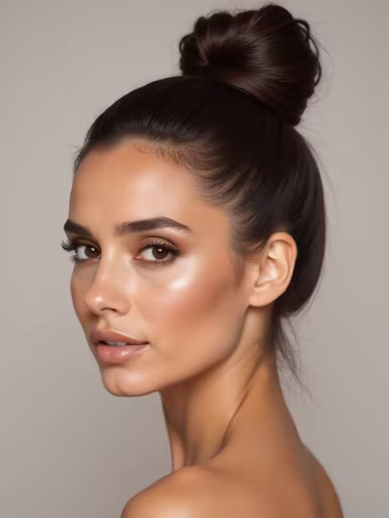 chic and secure top knot