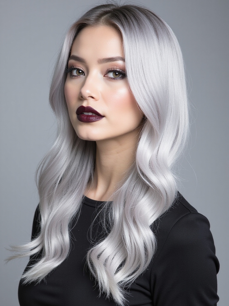 chic hairstyles for silver hair