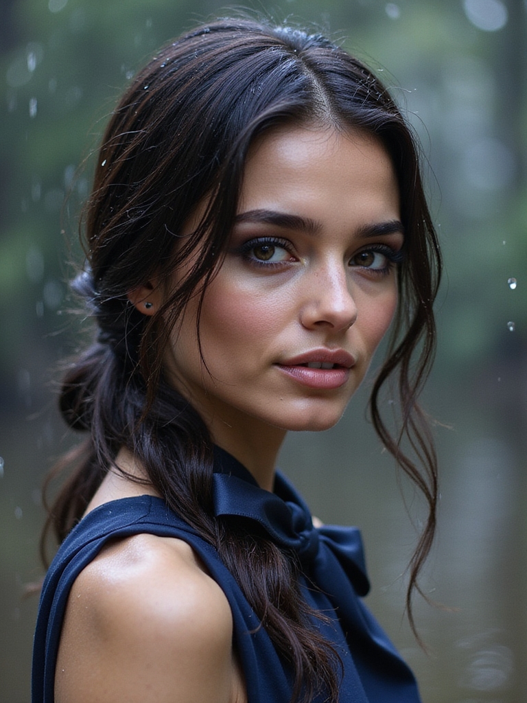 chic wrapped ponytail style