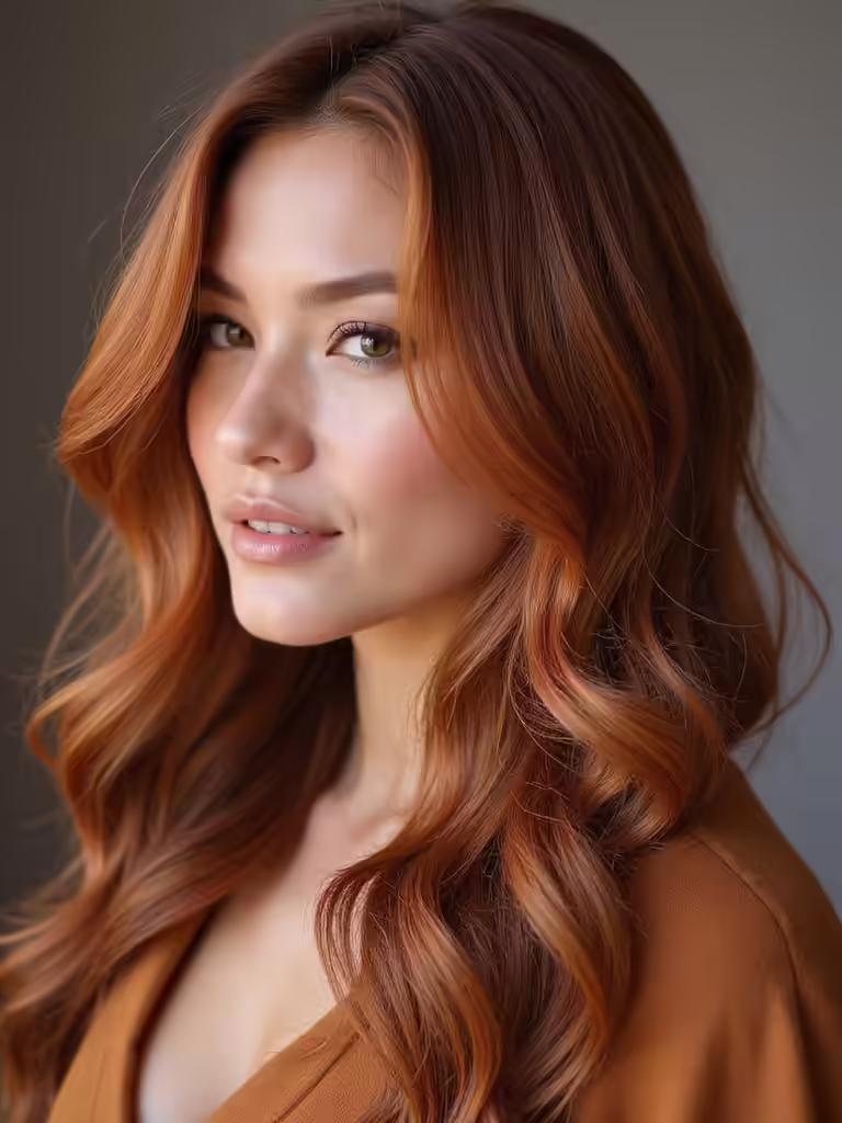 cinnamon brown hair transformation