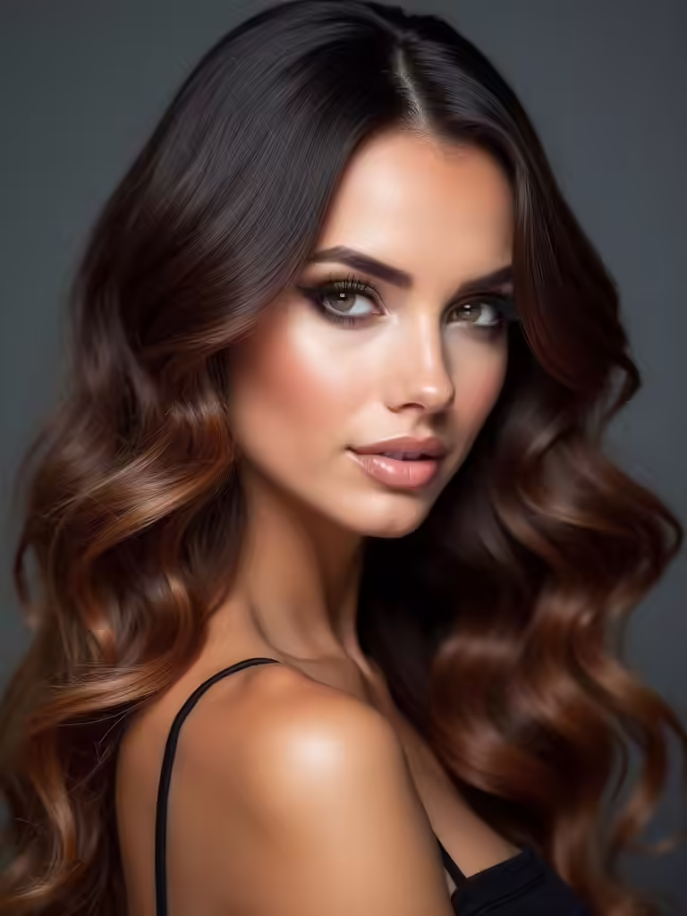 complex layered brunette shades