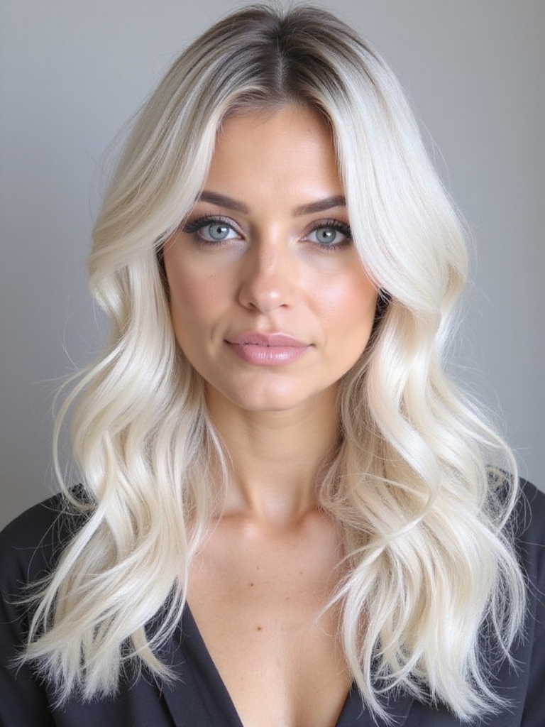 cool blonde hair transition