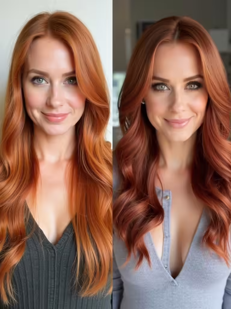copper hair transformation journey