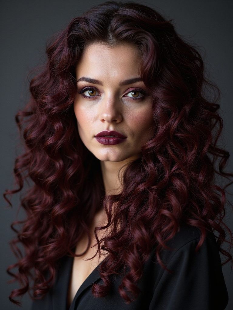 curly hair color inspiration