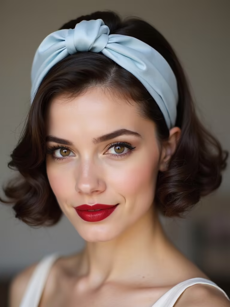 demure headband hairstyle revival