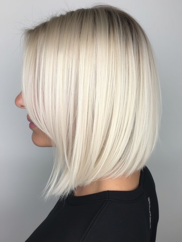 edgy chic face framing style