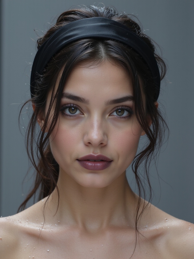 effortless chic headband tuck