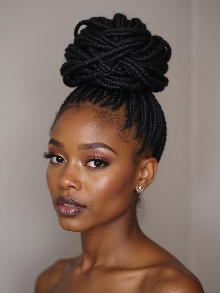 effortless chic twist bun