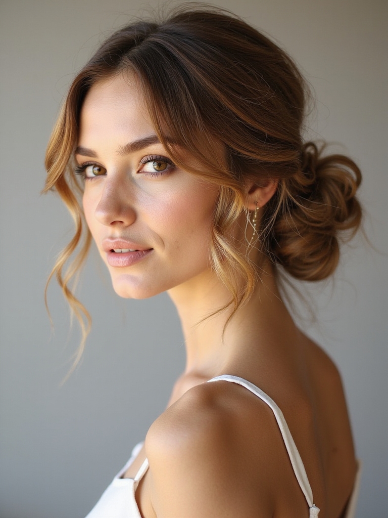 effortless rustic charm hairstyle