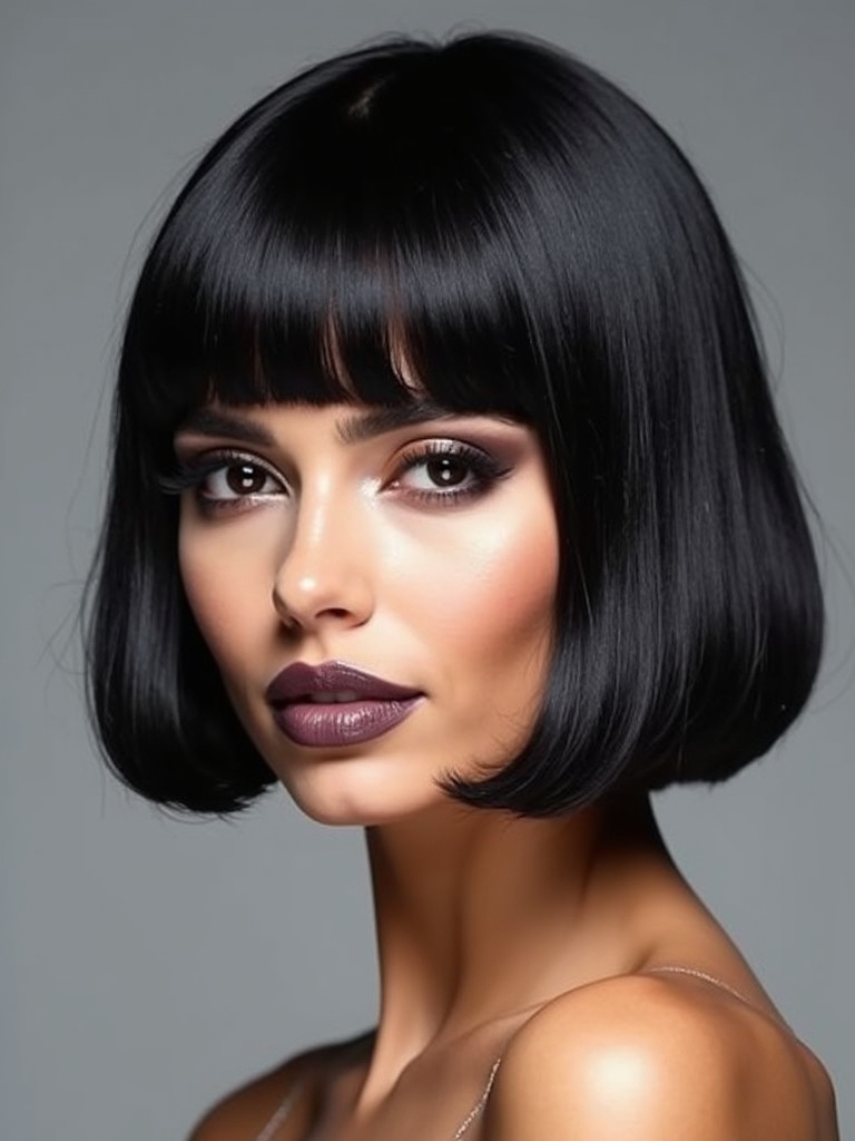 effortless sleek hair style