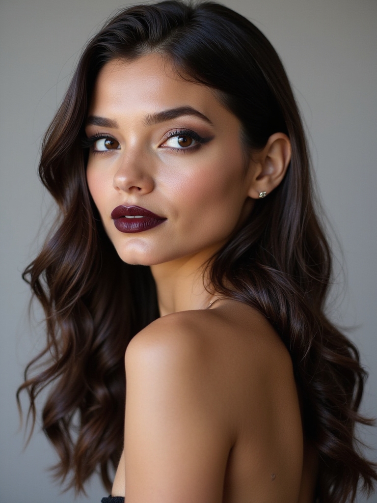 effortless slicked back hairstyle