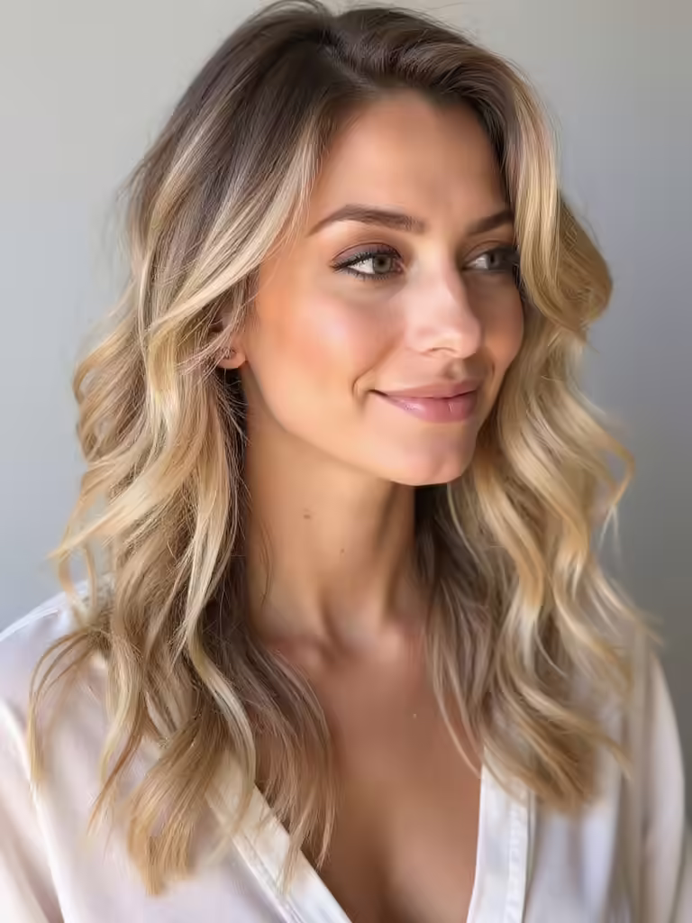 effortlessly chic sandy blonde