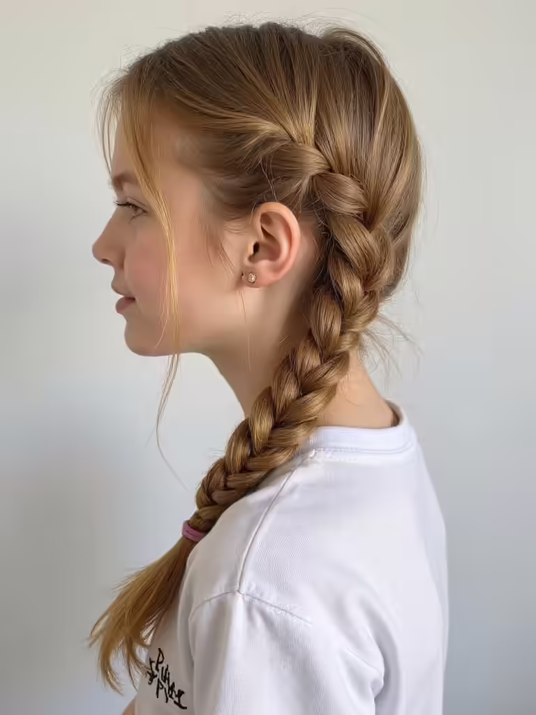 effortlessly polished side braid