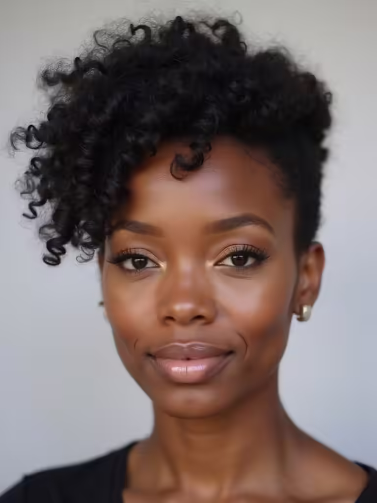 effortlessly stylish curly crop