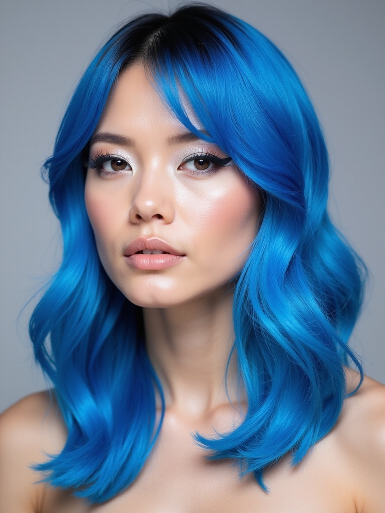 electric blue enchanting allure