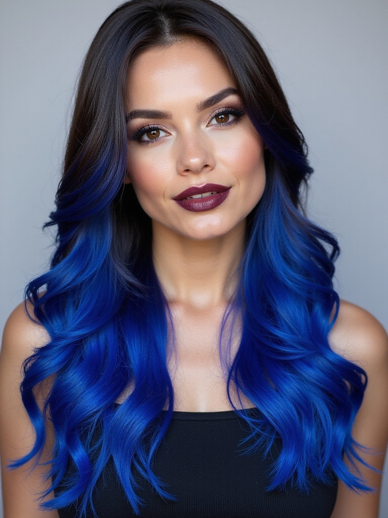 electric blue hair vibrancy