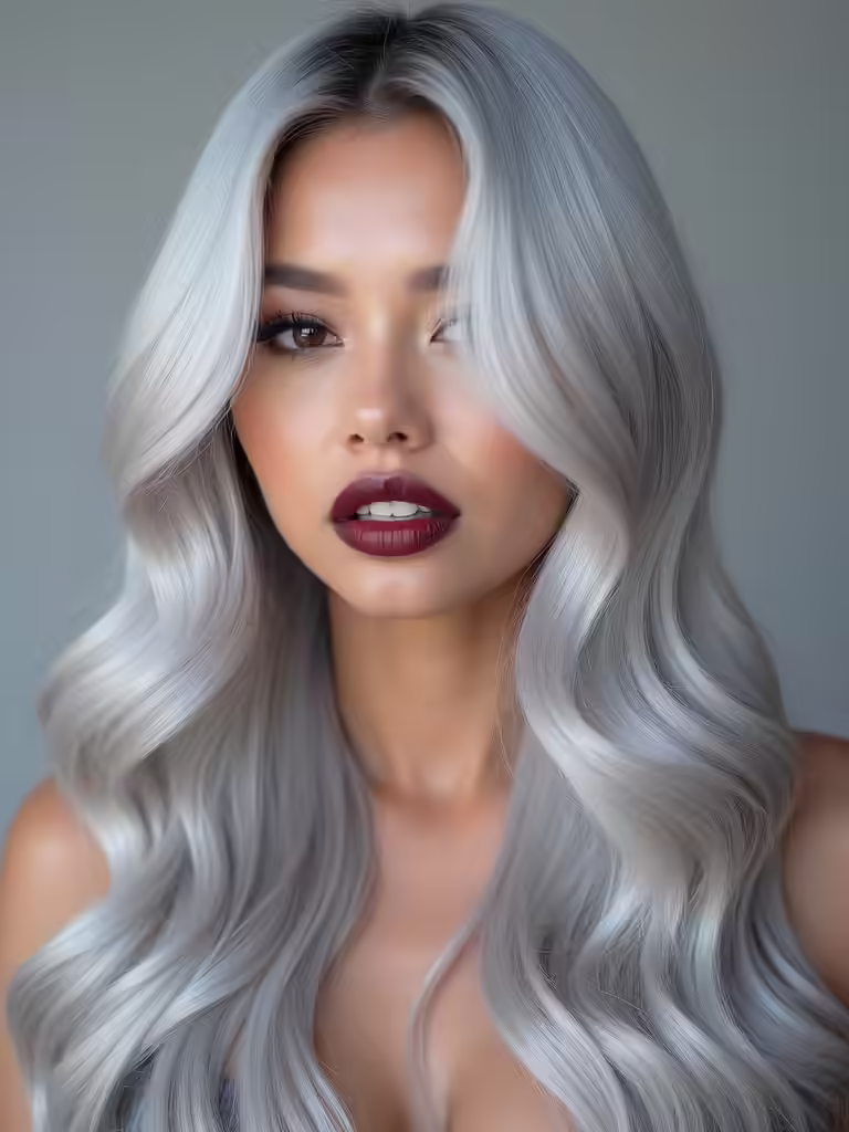 elegant grey hair care