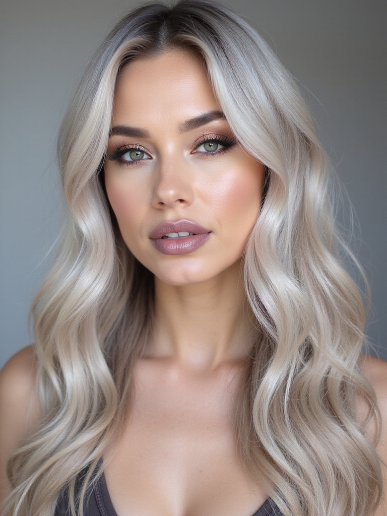 elegant luminous hair color