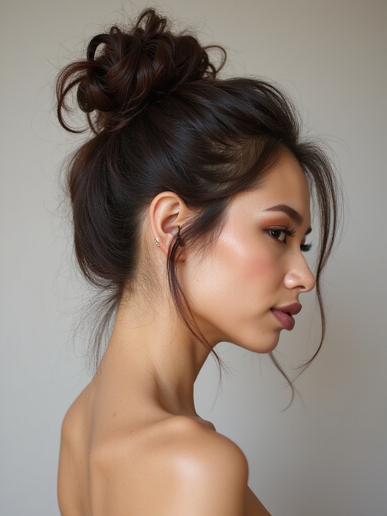 enchanted chaotic messy bun