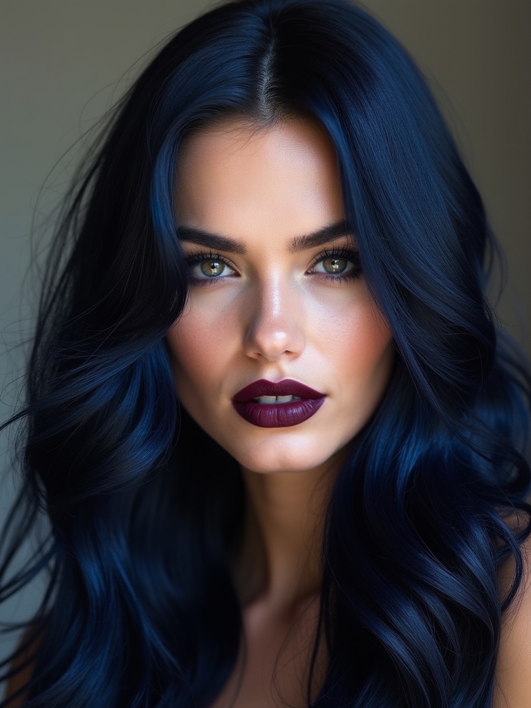 enchanting blue black variations