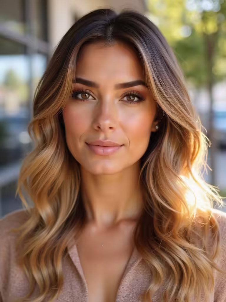 enchanting caramel balayage hairstyle
