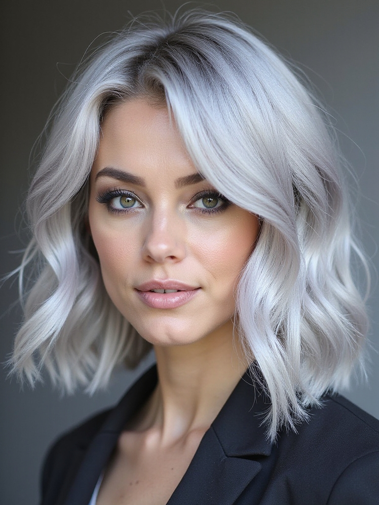 enhancing natural grey hair