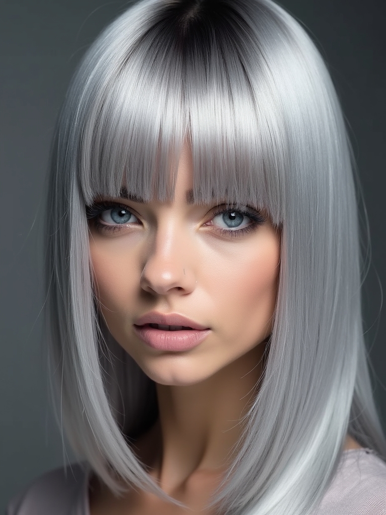 exploring silver hair shades