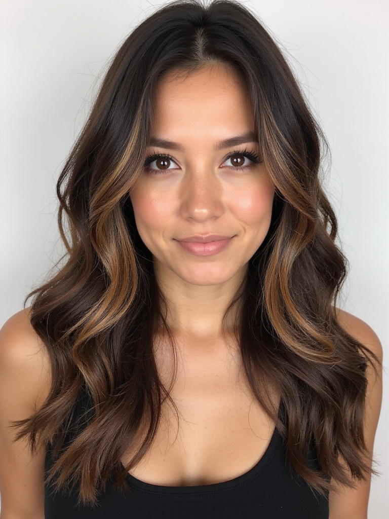 face framing highlights enhance beauty