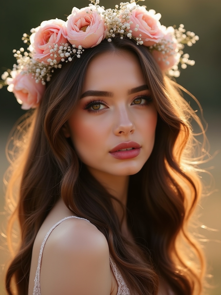 festive floral hair accessories
