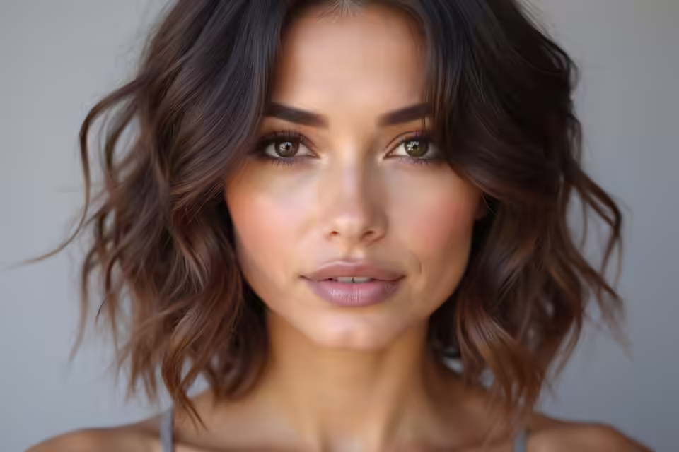 fresh and modern wavy bob