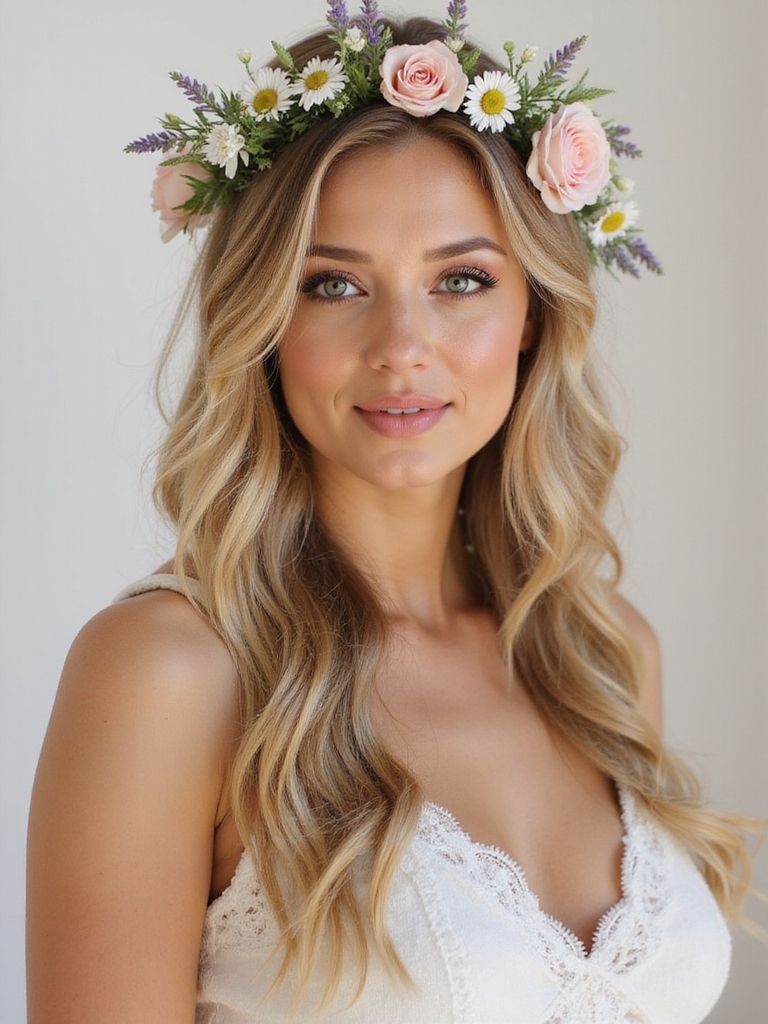 fresh flowers for crowns