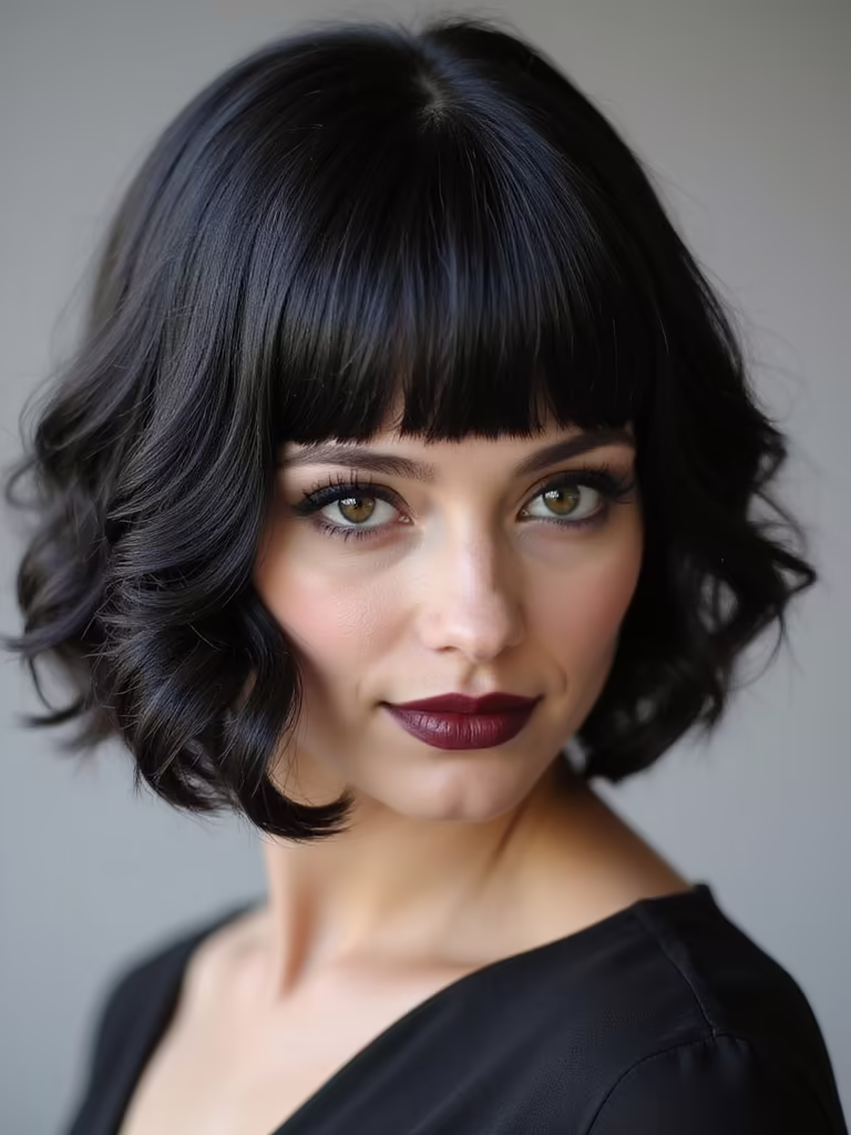 fringed bob for flapper style