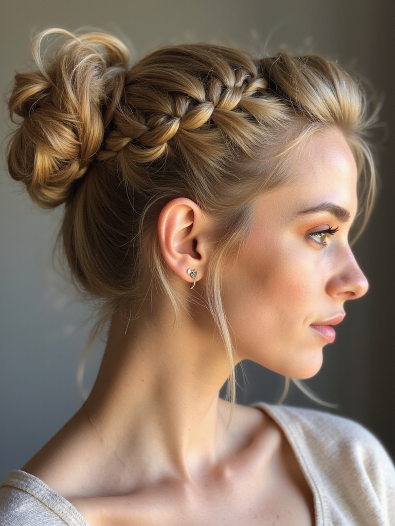 high volume braided bun magic