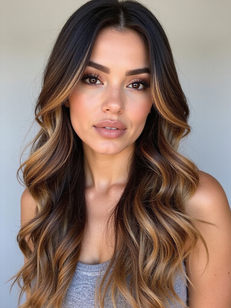 highlighted crochet braids styling