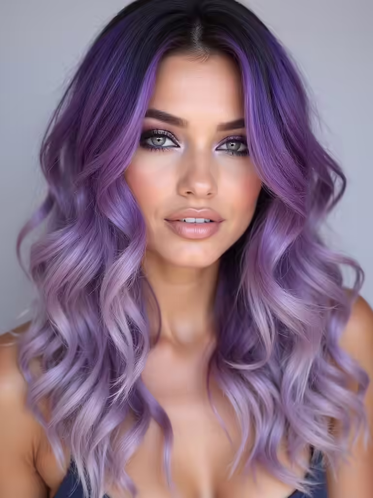 innovative purple hair styles