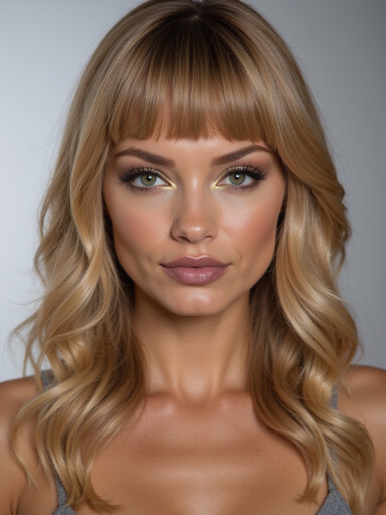 long curtain bangs soften