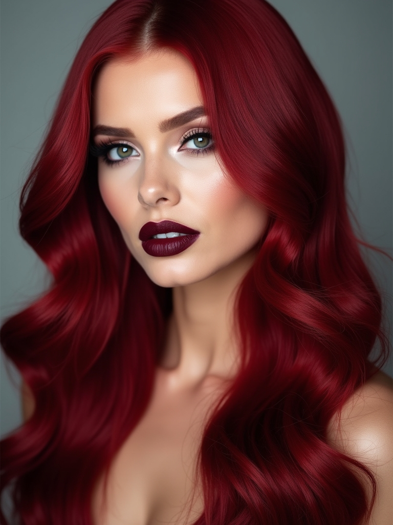maintaining vibrant scarlet hair